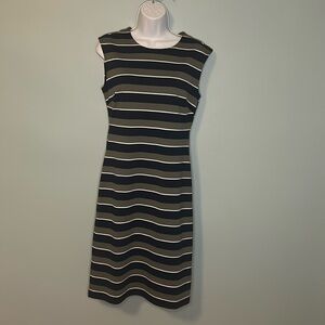 Banana Republic Factory Outlet Striped Knit Dress, size 6